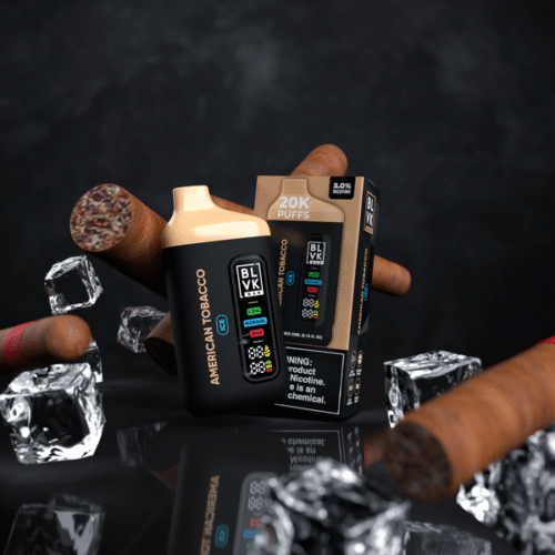 Blvk Bar American Tobacco Ice 20K Puffs 50mg Disposable Vape