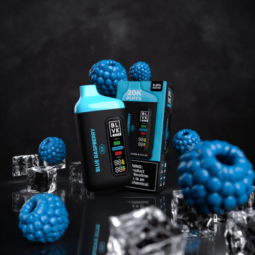 BLVK BAR 20K Puffs Blue Raspberry Ice In Dubai, UAE