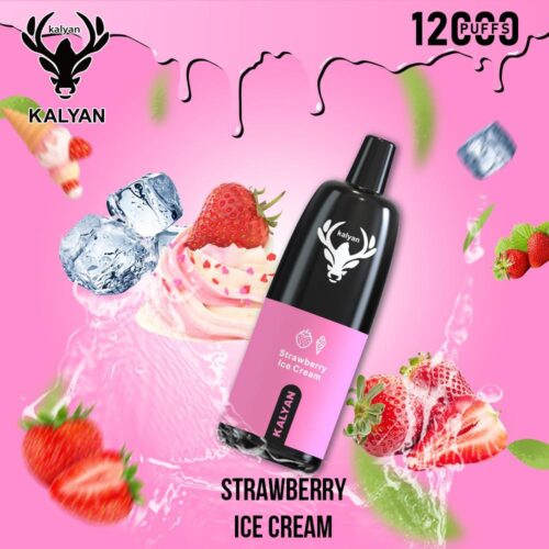 Kalyan 12000 Puffs Strawberry Ice Cream