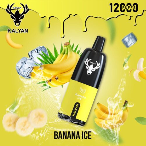 Kalyan Por 12000 Puffs Banana Ice