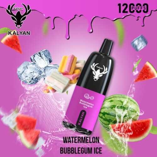 Kalyan Por 12000 Puffs Watermelon Babulgum Ice