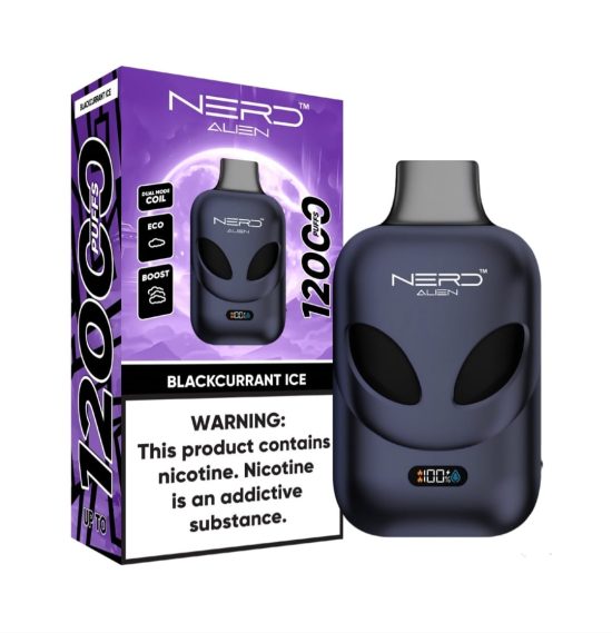 Nerd Alien 12000 Black Current Ice