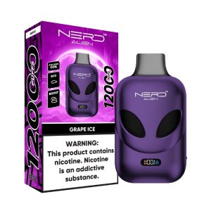 Nerd Alien 12000 Grape Ice