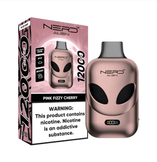 Nerd Alien 12000 Pink Fizzy Cherry