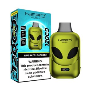 Nerd Alien 12000 Puffs Blue Razz Lemonade