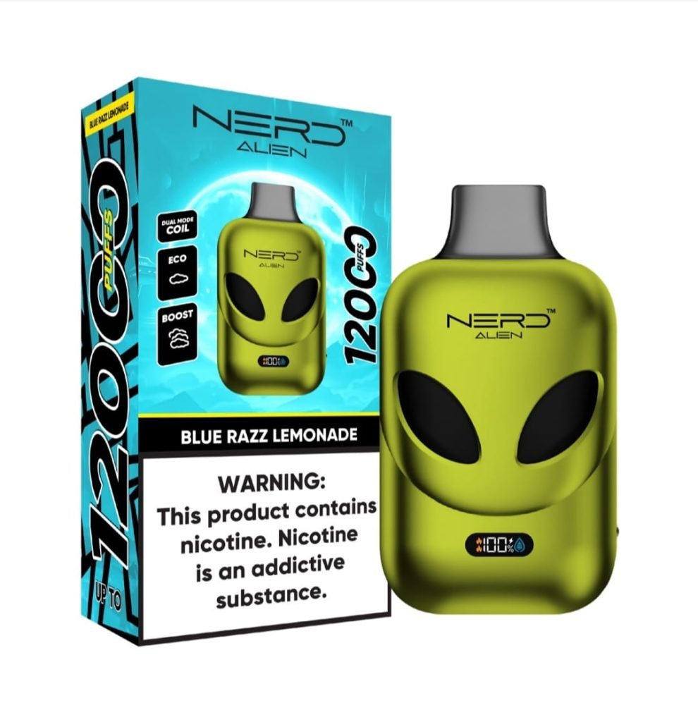 Nerd Alien 12000 Puffs 20mg Disposable Vape In UAE » YesVap