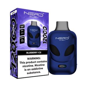 Nerd Alien 12000 Puffs Blueberry Ice