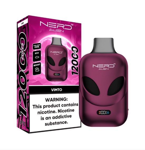Nerd Alien 12000 Puffs Vimto In UAE