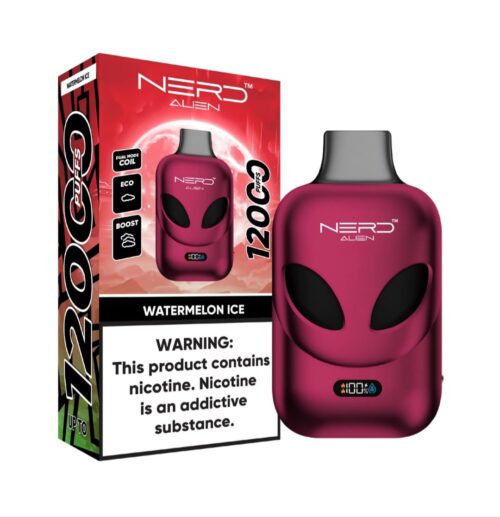 Nerd Alien 12000 Watermelon Ice