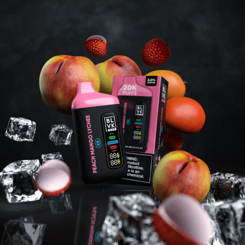 Peach Mango Lychee Ice 20k Blvk Bar