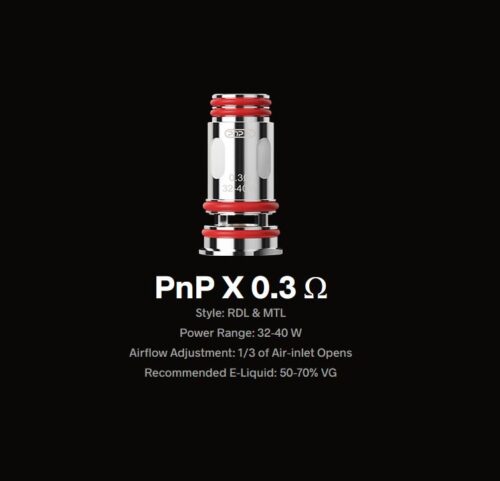 PnP X 0.3 ohm Coils Series MTL