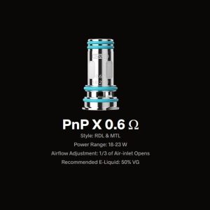 PnP X 0.45 ohm Coils Series MTL & RDL