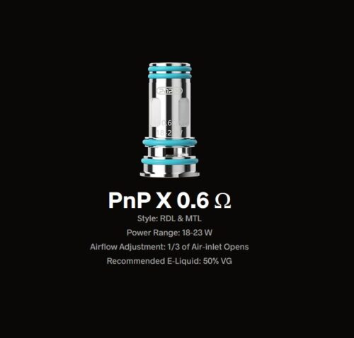 PnP X 0.45 ohm Coils Series MTL & RDL