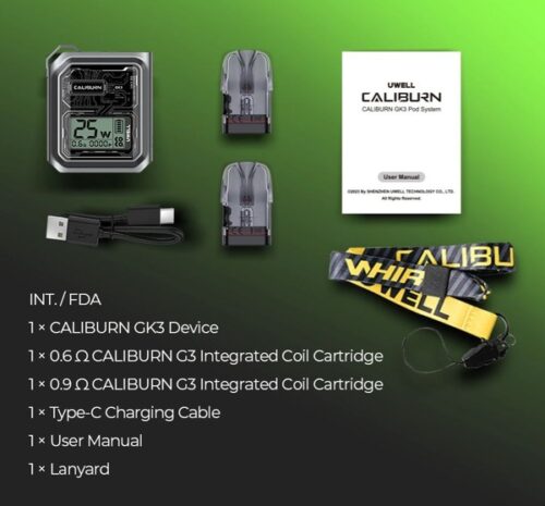 Uwell Caliburn GK3 Pod Device Near in UAE