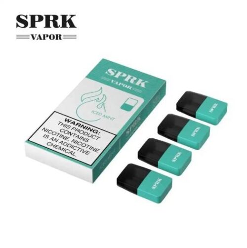 SPRK Vapor Iced Mint Pod Cartridges 4pc