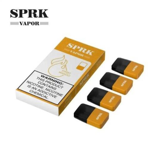 SPRK Vapor Pod Cartridges 4pc Sweet Mango