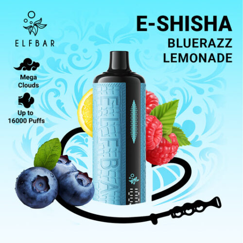 Blue Razz Lemonade Elfbar E-Shisha 16000 Puffs Disposable Vape