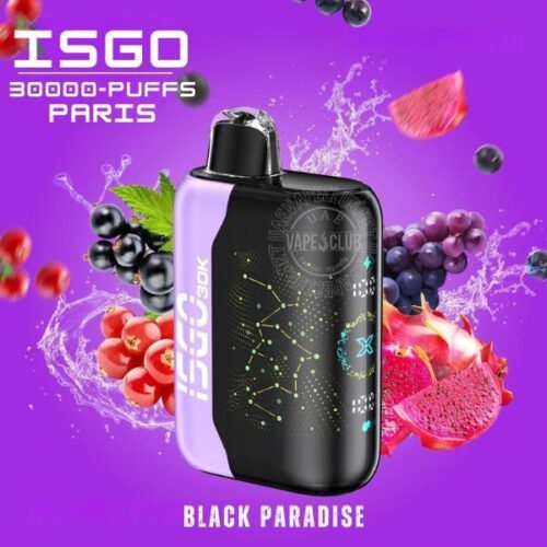 Isgo Paris X 30000 Puffs Disposable Vape 50mg - Image 6