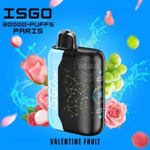 Isgo Paris X 30000 Puffs Disposable Vape 50mg - Image 5