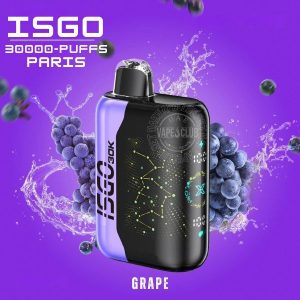 Isgo Paris X 30k Puffs Grape Disposable Vape