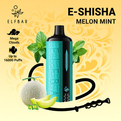 Melon Mint Elfbar E-Shisha 16000 Puffs Disposable Vape