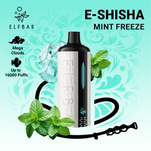 Mint Freeze Elfbar E-Shisha 16000 Puffs Disposable Vape