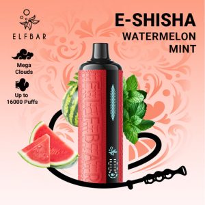 Watermelon Mint Elfbar E-Shisha 16000 Puffs Disposable Vape