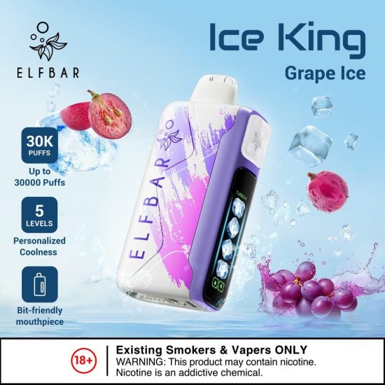 Elfbar Ice King 30K Puffs 50mg Disposable Vape - Image 4