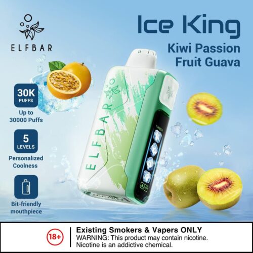 Elfbar Ice King 30K Puffs 50mg Disposable Vape - Image 3