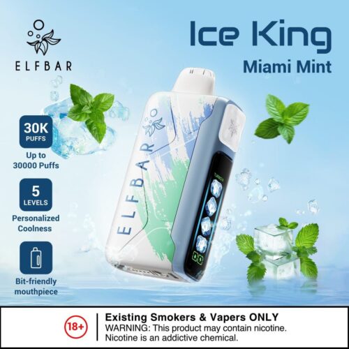 Elfbar Ice King 30K Puffs 50mg Disposable Vape - Image 9