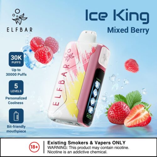 Elfbar Ice King 30K Puffs 50mg Disposable Vape - Image 8