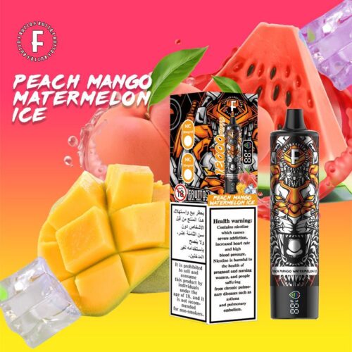 Frutto Disposable 18000 Puffs Peach Mango Watermelon