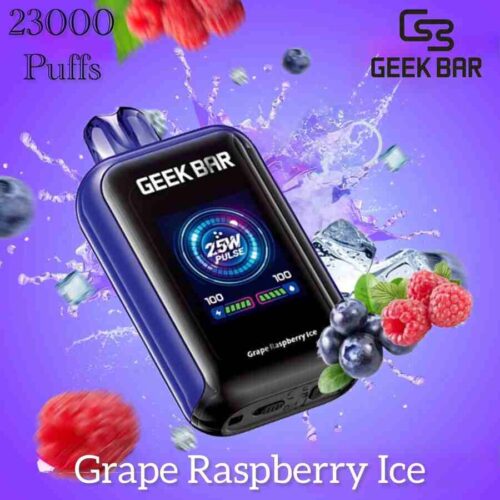 Geek Bar Watt 23000 Puffs Grape Raspberry Ice