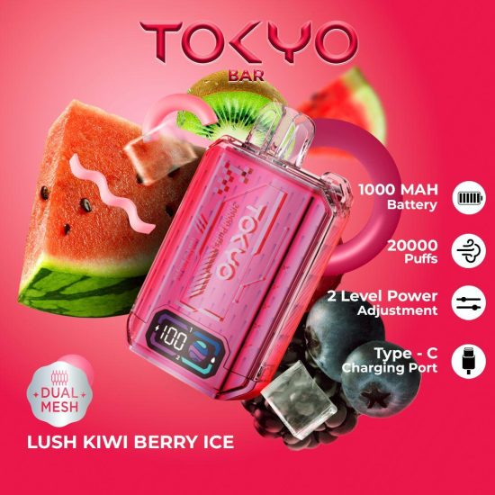 Tokyo Bar 20K Lush Kiwi Berry Ice