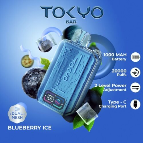 Tokyo Bar 20K Puffs Blueberry Ice