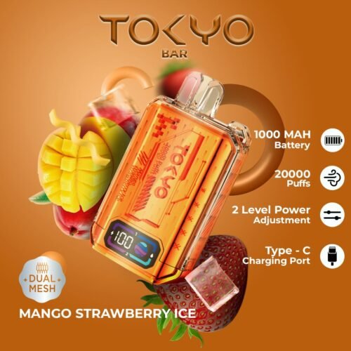 Tokyo Bar 20K Puffs Mango Strawberry Ice