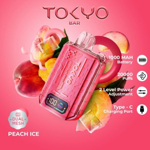 Tokyo Bar 20K Puffs Peach Ice