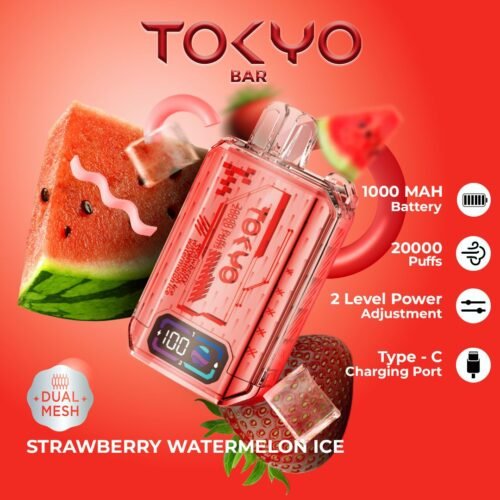 Tokyo Bar 20K Puffs Strawberry Watermelon Ice