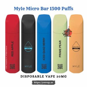 Myle Micro Bar 1500 Puffs Artificial Cigarettes 20mg Disposable Vape