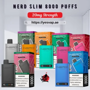 Nerd Slim 8000 Puffs Disposable Vape In UAE