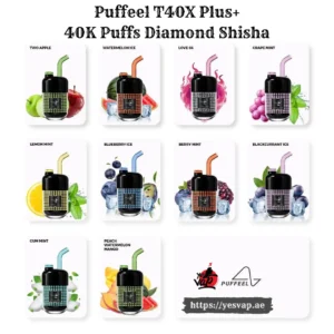 Puffeel T40X Plus 40000 Puffs Diamond Shisha Disposable Vape