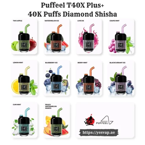Puffeel T40X Plus 40000 Puffs Diamond Shisha Disposable Vape