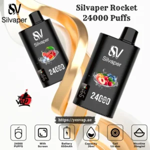Silvaper Rocket 24000 Puffs Disposable Vape In UAE
