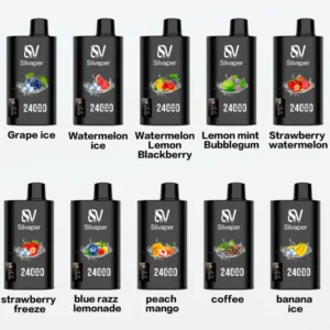 Silvaper Rocket 24000 Puffs Flavors List 1