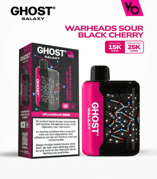 Warheads Sour Black Cherry Ghost Galaxy 25K