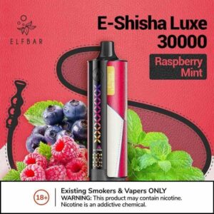 E-Shisha-Luxe-30000-Puffs-Raspberry-Mint