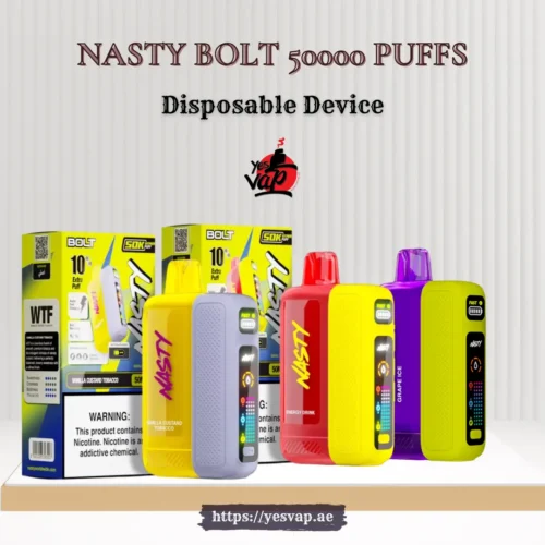 Nasty Bolt 50000 Puffs Disposable Vape