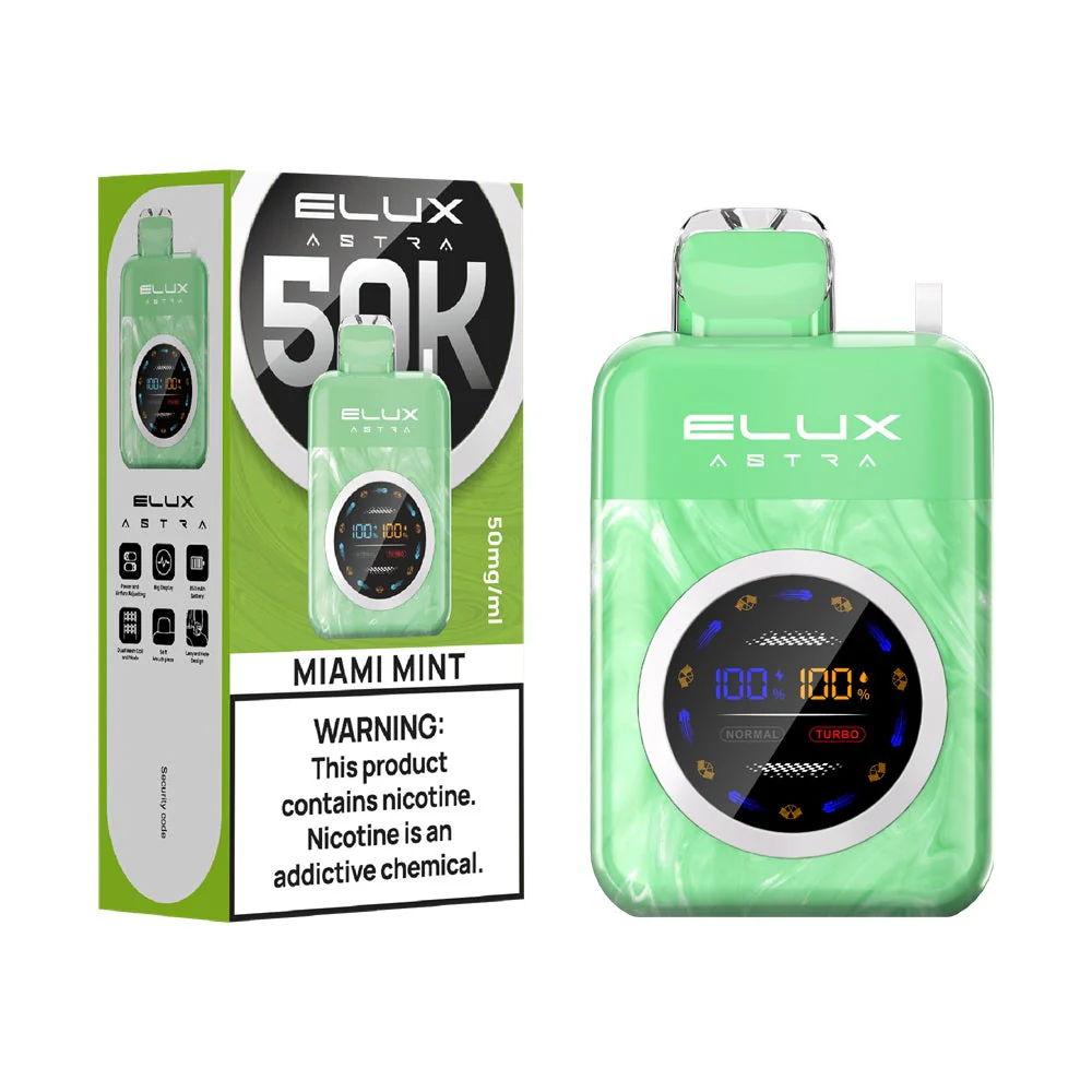 ELUX Astra 50000 Puffs Disposable Vape – 50mg - Image 6