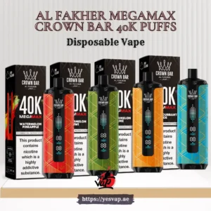 Al Fakher MEGAMAX 40K Puffs By CROWN BAR Disposable