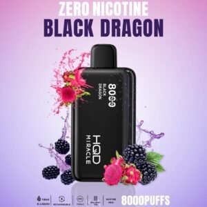 HQD Miracle 0% Nicotine Black Dragon